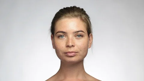 A person posing for the camera Stock Footage 128637825