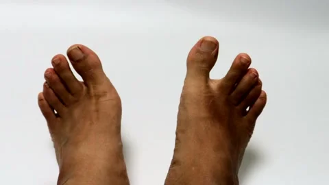 A person posing with their feet Stock Footage 335914485