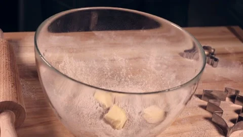 Person preparing cake.  Video stock 145323078