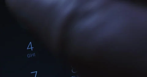 Person presses digits to tune timer on mobile phone macro Video stock 149460536