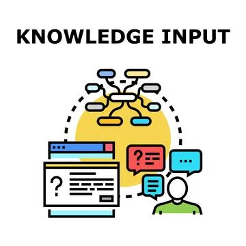 Person processing information, analyzing data, and learning 库存插图