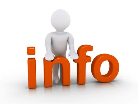 Person providing information Stock Illustration