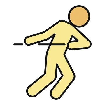 Person pulling rope showing effort and strength 스톡 일러스트