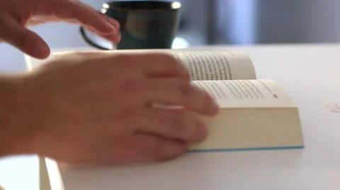 Person reading book. Stock-Footage 61898329