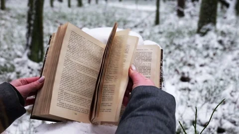 Person reading a book Stock Footage 263920823