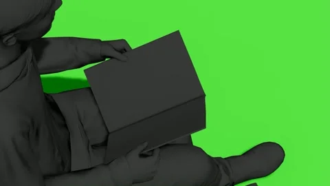 Person Reading Book Green Screen Silhouette Stock Footage 339865098