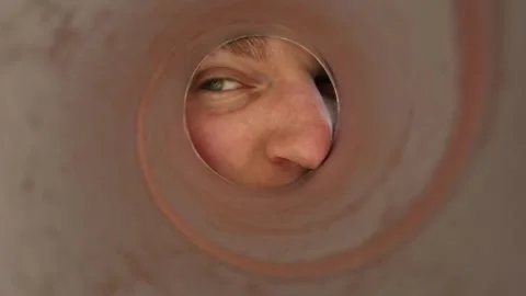 Person searches empty chip container for another snack Stock Footage 337160681