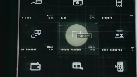 Person selecting the SECURE PAYMENT method Stock Footage 333849195