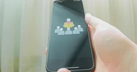 Person sharing knowledge with a group, Learning concept icon, presentation Stock Footage 313499890