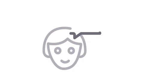 A person with a speech bubble displaying a percentage sign, symbolizing com.. Stock Footage 334992149