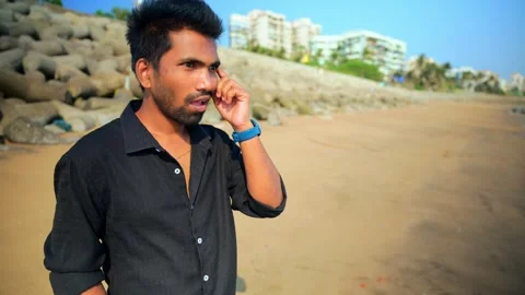 Person Standing in Pensive Expression Stock Footage 281326751