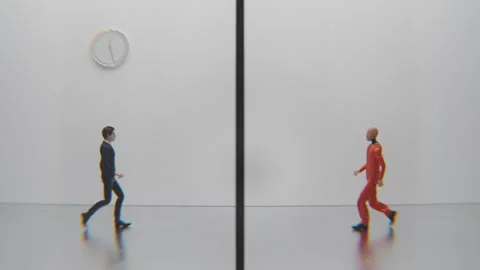 A Person Stuck At Work Concept Stock Footage 254466482