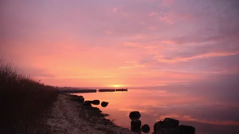 A person with a sunset in the background Stock-Footage 156025375