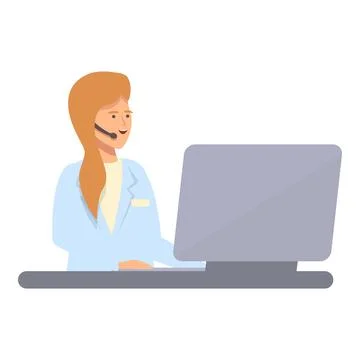 Person support icon cartoon vector. Medical treatment Illustrazione stock