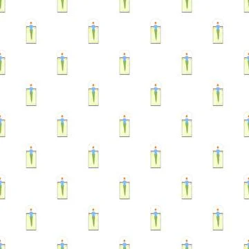 Person taking elevator seamless pattern background Stock Illustration
