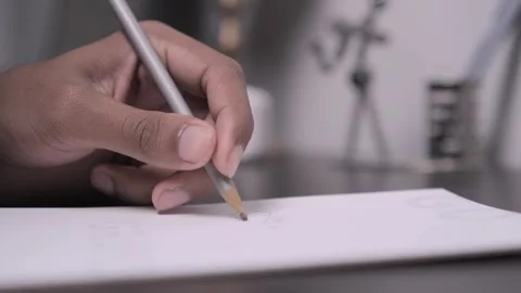 Person Taking Notes at a Desk. Stock Footage 342243225