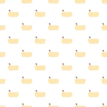 Person taking relaxing bath in bubble concept pattern Stockillustratie
