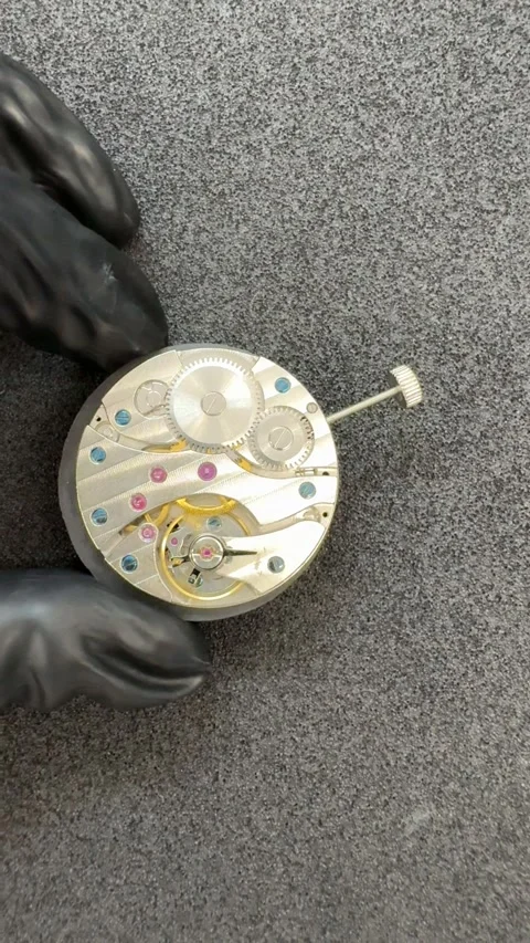 Person Trying Watchmaking Workshop at Desk, Vertical Video Video stock 342812226