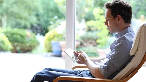 Person typing on digital tablet computer Stock Footage 92251231