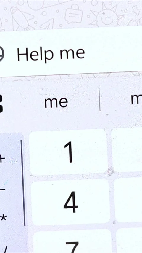 A person typing message Help me using smart phone. Video stock 310572679