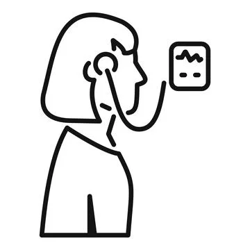 Person undergoing polygraph lie detector test イラスト素材