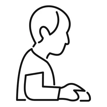 Person using computer mouse, working online browsing イラスト素材