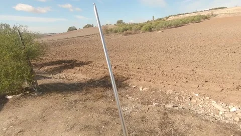 Person using an extendable baton, viral weapon in social networks. Man using Stock Footage 164721841