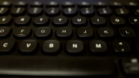 Person using keyboard Video stock 140056998