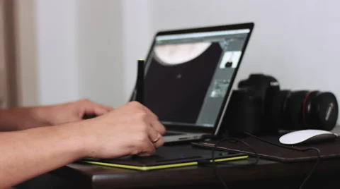 Person using laptop Stock Footage 68748941