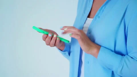 Person using phone Stock Footage 225037919