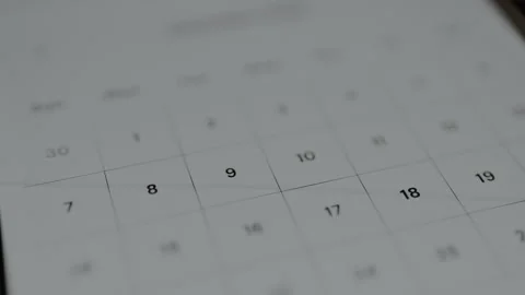 Person using a scheduling interface from a mobile app Vídeo Stock 328878636