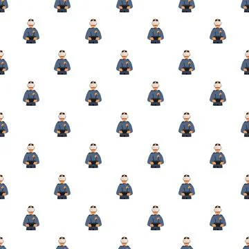 Person using vr headset seamless gaming pattern Stock Illustration