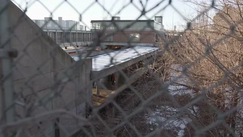 Person Waiting for Subway Train Stock Footage 157114538