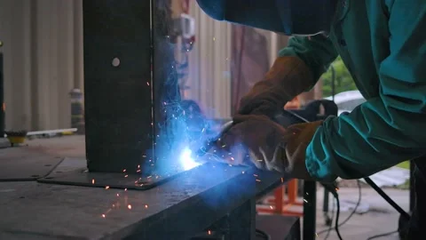 Person Welding Stock Footage 201964805