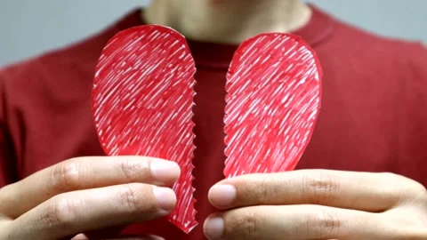 A person who can split your heart in half Stock Footage 335602671