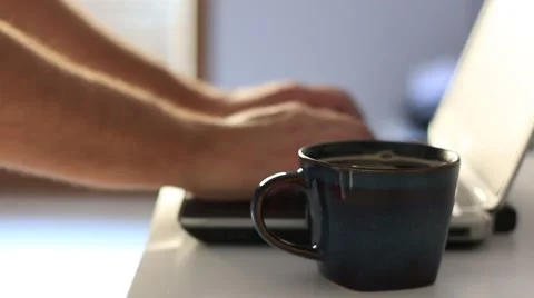 Person working from home. Stock-Footage 61898317