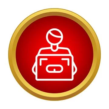 Person working on laptop with security scanning Stock Illustration