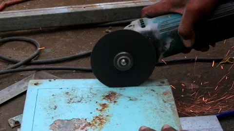 Person working on a nipper machine Stock Footage 274241080