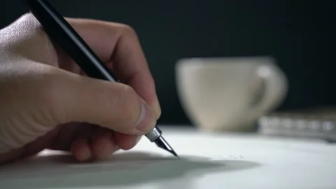 Person writing on a notebook Stock Footage 139430391