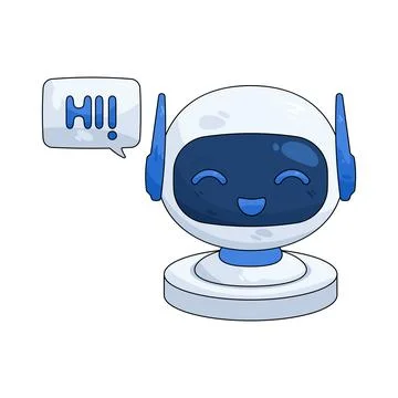 Personal AI assistant Ilustração Stock