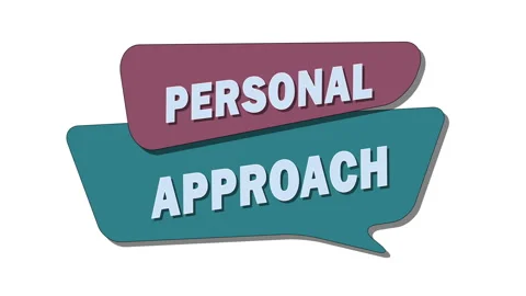 Personal approach — A personalized method of interaction tailored Stock Footage 306775328