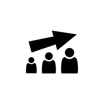 Personal Career Growth, Developer Progress Solid Flat Vector Icon Isolated .. 스톡 일러스트