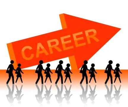 Personal career Stock Illustration
