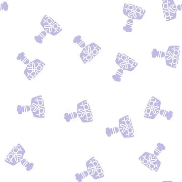 Personal chef glyph seamless pattern 스톡 일러스트