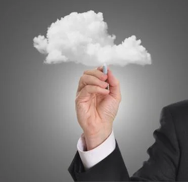 Personal cloud Stock Illustration