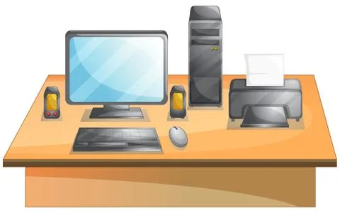 Personal computer Illustrazione stock