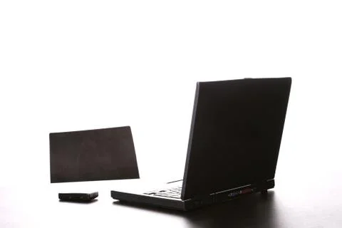A personal computer isolated on white background Stock Photos