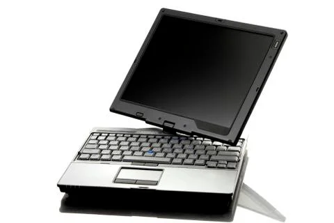 Personal computer isolated on white background Stock Photos