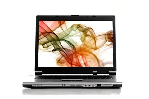 Personal computer isolated on white background Foto stock