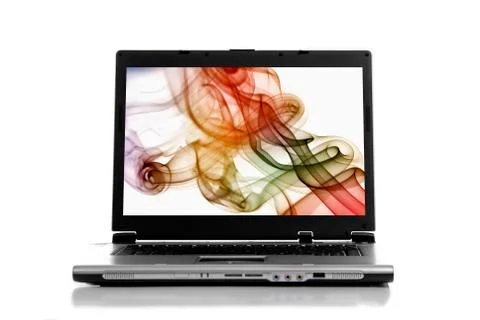 Personal computer isolated on white background Foto stock